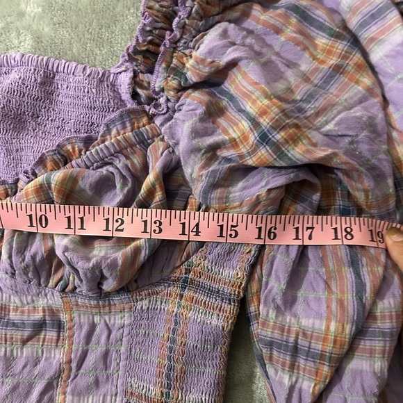 Free people cherry bomb madras blouse - Picture 8 of 13